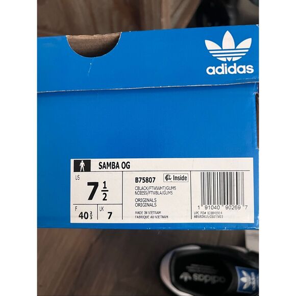 Adidas SAMBA OG SHOES Men’s size 7.5 - Picture 7 of 7